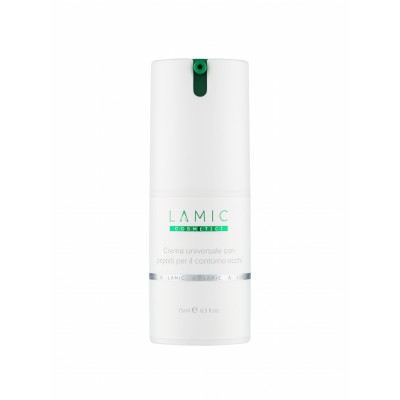 Lamic Cosmetici Crema universale con peptidi per il contorno occhi Ламік Універсальний крем з пептидами для контуру очей 15 мл