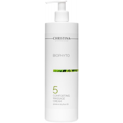 Кристина Bio Phyto Заспокійливий масажний крем (крок 5) Christina Bio Phyto Comforting Massage Cream, 500 мл