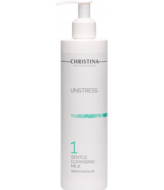 Ніжне очищувальне молочко (крок 1) Christina Unstress Gentle Cleansing Milk, 300 мл