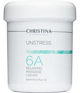 Розслаблюючий масажний крем (крок 6a) Christina Unstress Relaxing Massage Сream, 500 мл