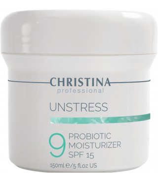 Зволожуючий засіб Пробіотик SPF 15 (крок 9) Christina Unstress ProBiotic Moisturizer SPF 15, 150 мл
