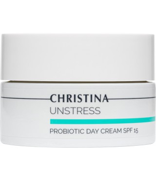 Денний крем із пробіотичною дією SPF 15 Christina Unstress ProBiotic Day Cream SPF 15, 50 мл