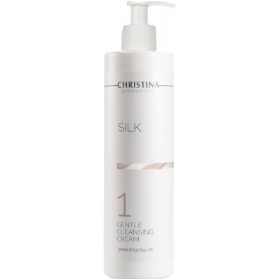 М'який очищаючий крем (крок 1) Christina Silk Gentle Cleansing Cream, 300 мл