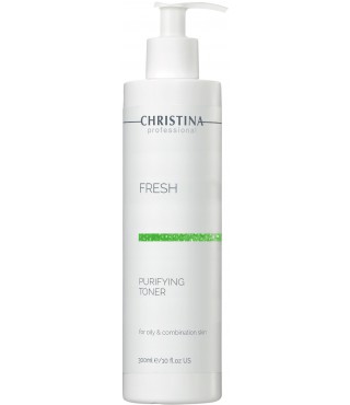 Очищаючий тонік для жирної шкіри з лемонграсом Christina Fresh Purifying Toner for oily skin with Lemongrass, 300 мл