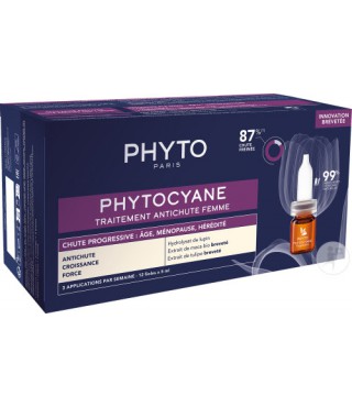 Фіто Фітоціан засіб від випадіння волосся прогресив Phyto Phytocyane Progressive Treatment 12x5 мл
