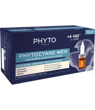 Фіто Фітоціан засіб від випадіння для чоловіків Phyto Phytocyane Men Anti Hair Loss 12x 3,5 мл