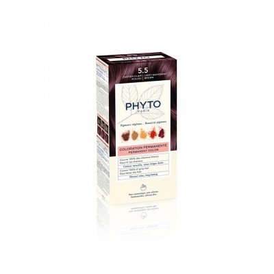 Фіто Фітоколор крем-фарба 5.5 світлий шатен акажу Phyto PhytoColor Permanent Color 5.5 Light Mahogany Brown