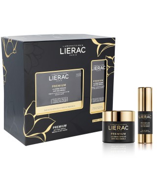 Lierac Набір Преміум Крем антивіковий легка текстура 50мл + Крем антивіковий для контура очей 15мл Lierac Premium Crème 50ml + Crème regard 15ml offerte