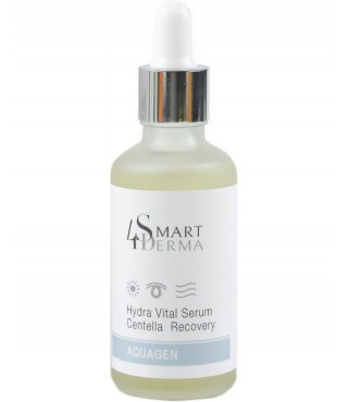 Smart4Derma Aquagen HYDRA VITAL SERUM CENTELLA RECOVERY Екстра зволожуюча антиоксидантна сироватка з центелою 50мл