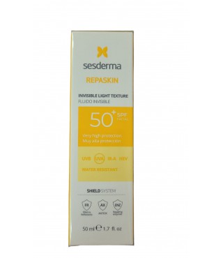 Сесдерма Сонцезахисний флюїд для обличчя Sesderma Repaskin Invisible Fluid SPF 50, 50 мл